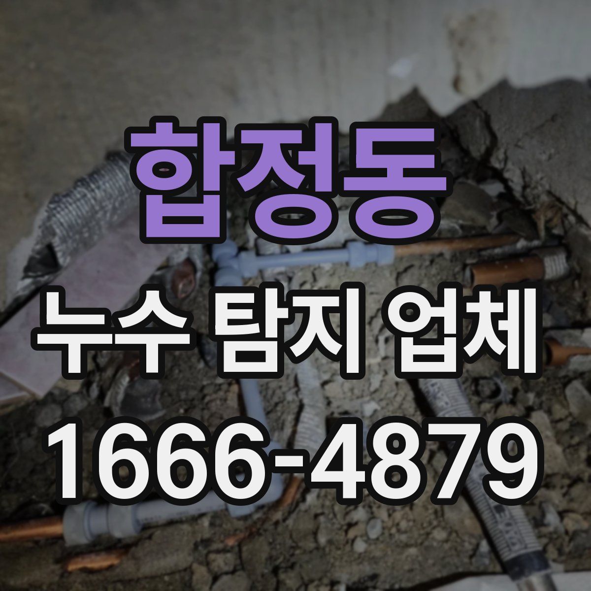 합정동 누수 탐지 업체