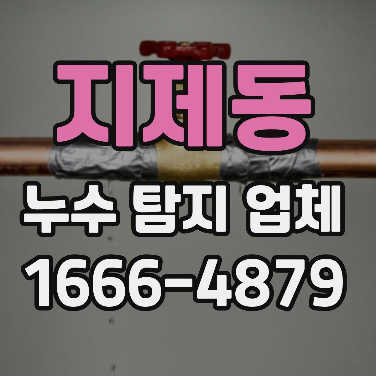 지제동 누수 탐지 업체