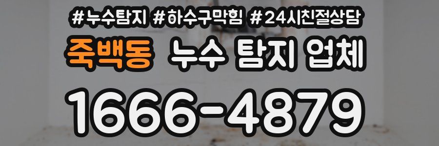 죽백동 누수 탐지 업체