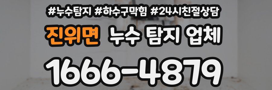 진위면 누수 탐지 업체
