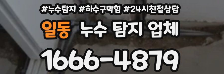 일동 누수 탐지 업체