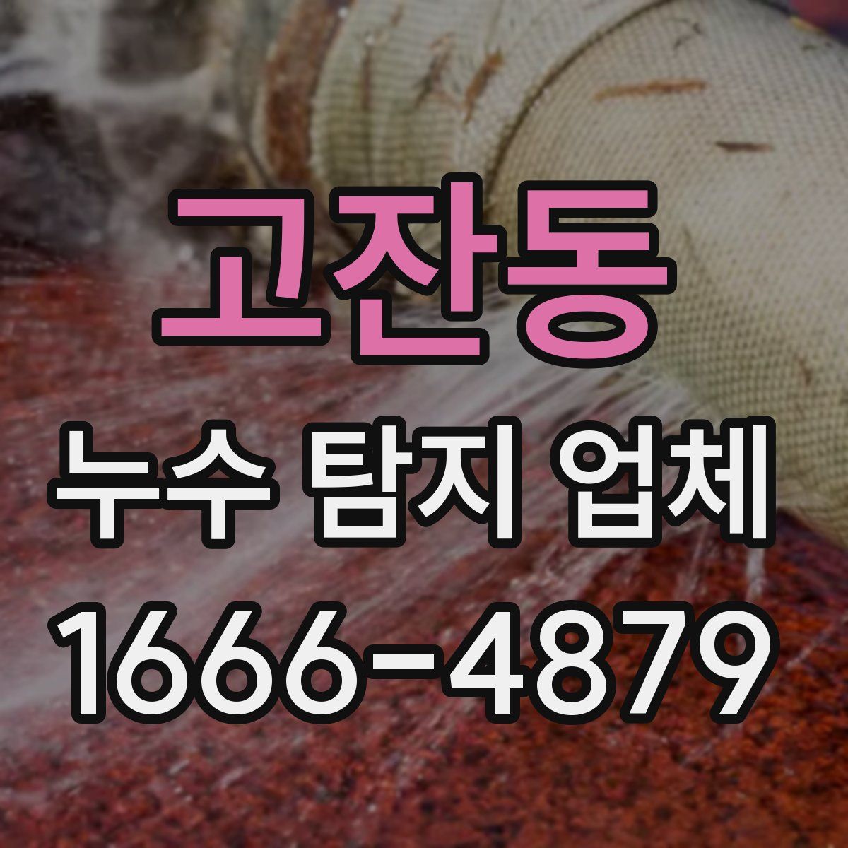 고잔동 누수 탐지 업체