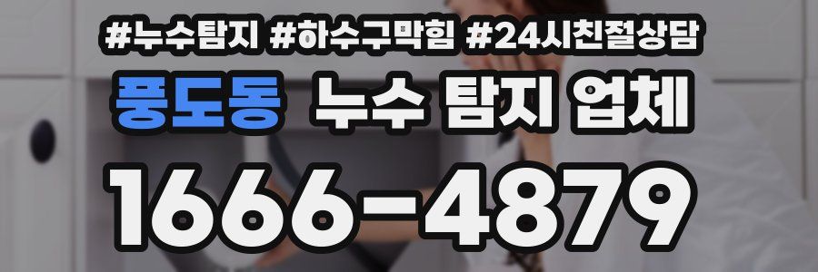 풍도동 누수 탐지 업체