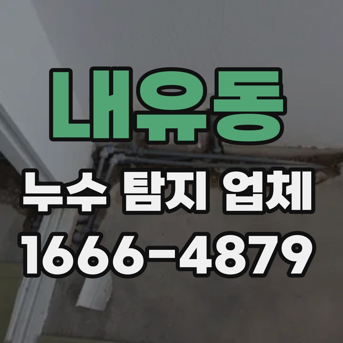 내유동 누수 탐지 업체