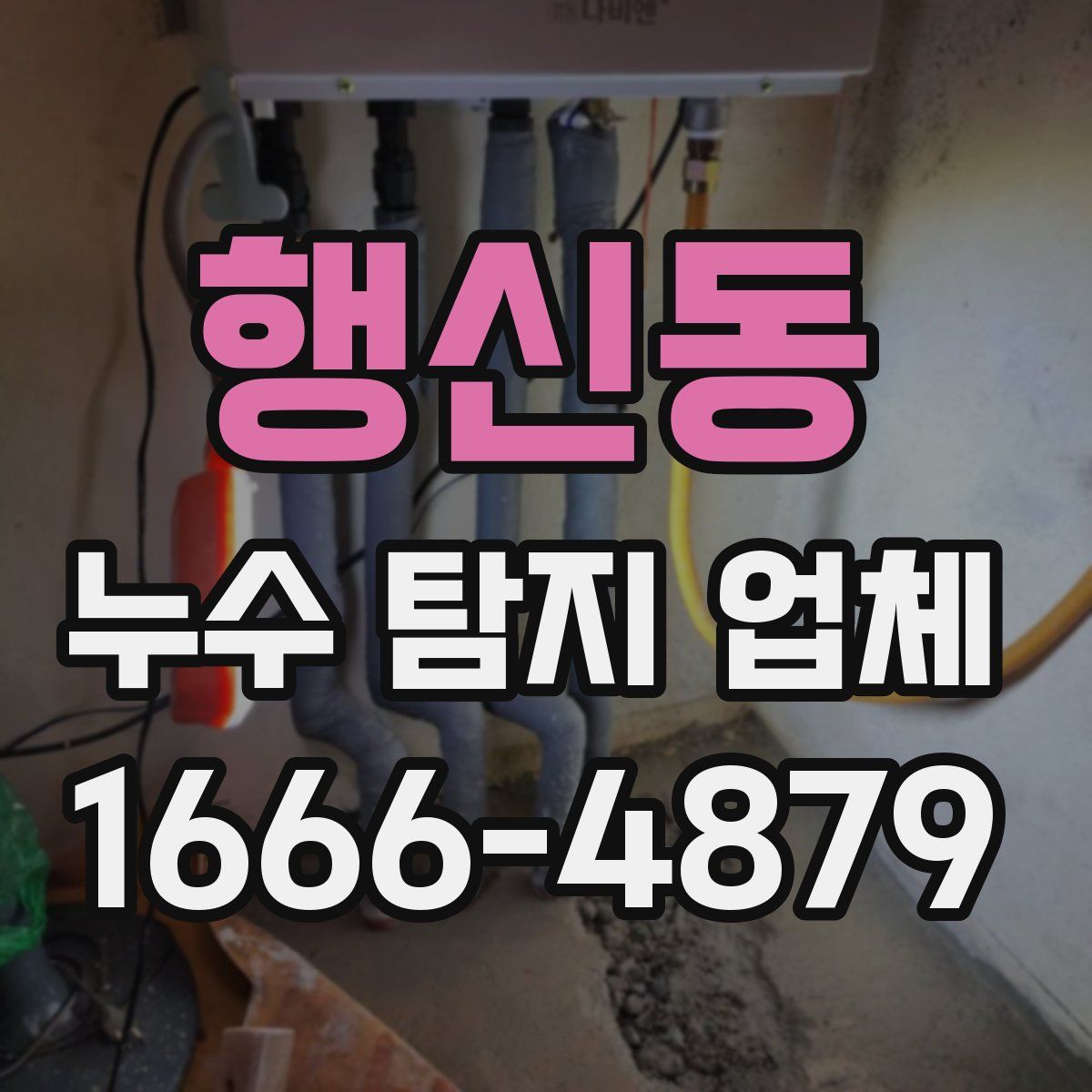 행신동 누수 탐지 업체