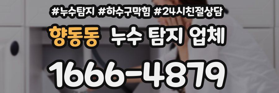 향동동 누수 탐지 업체
