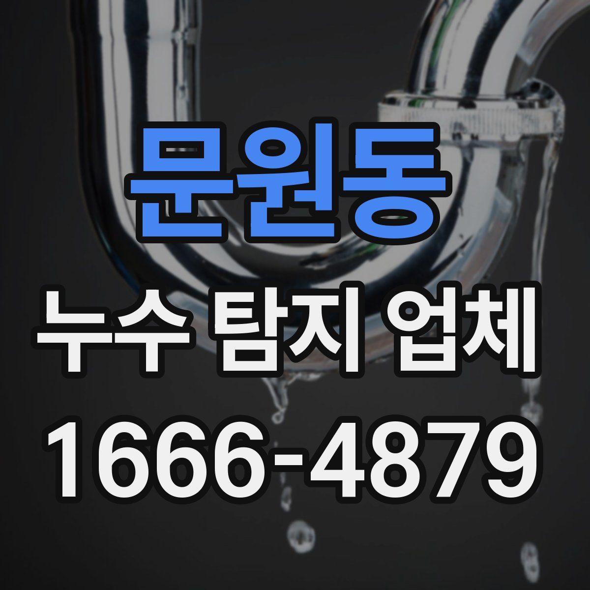 문원동 누수 탐지 업체