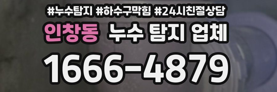 인창동 누수 탐지 업체
