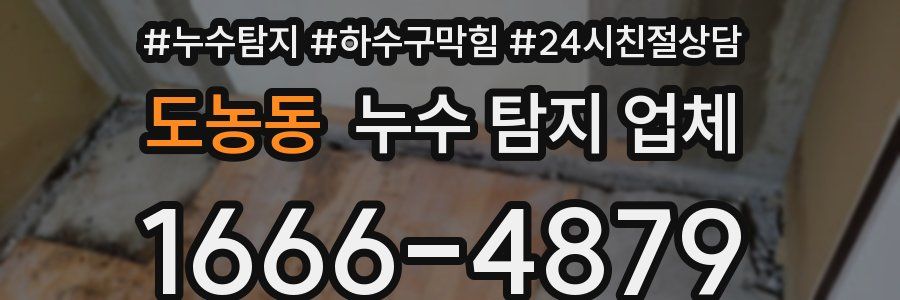 도농동 누수 탐지 업체