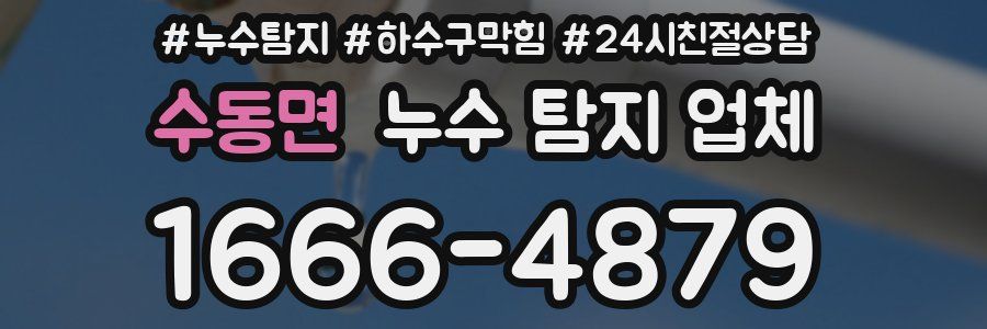 수동면 누수 탐지 업체