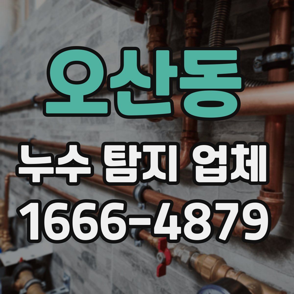 오산동 누수 탐지 업체