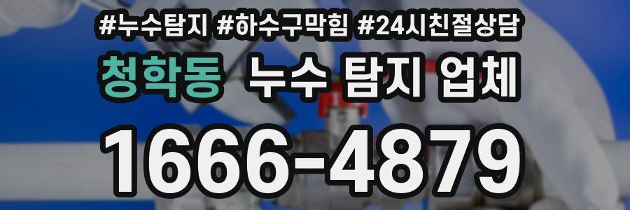 청학동 누수 탐지 업체