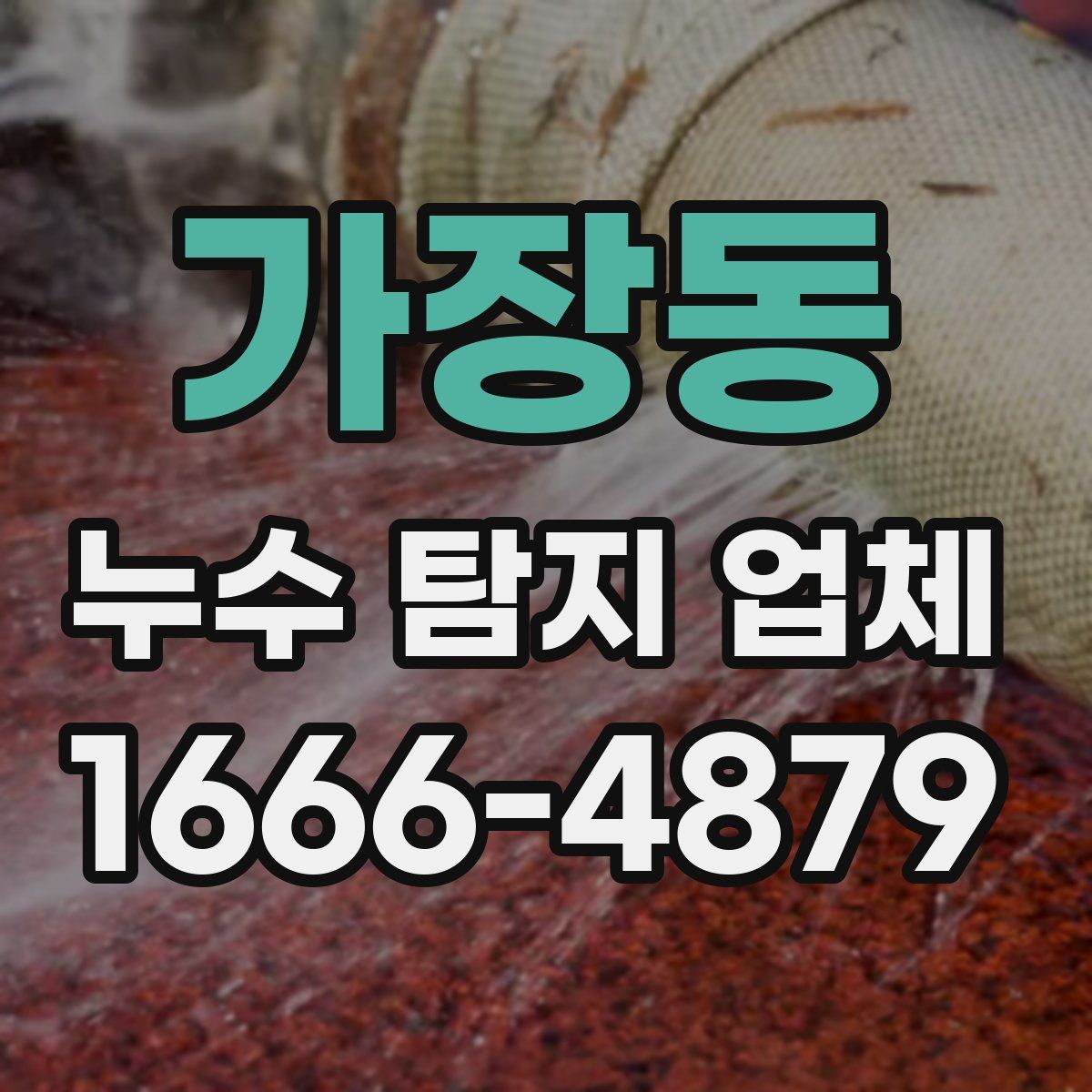 가장동 누수 탐지 업체