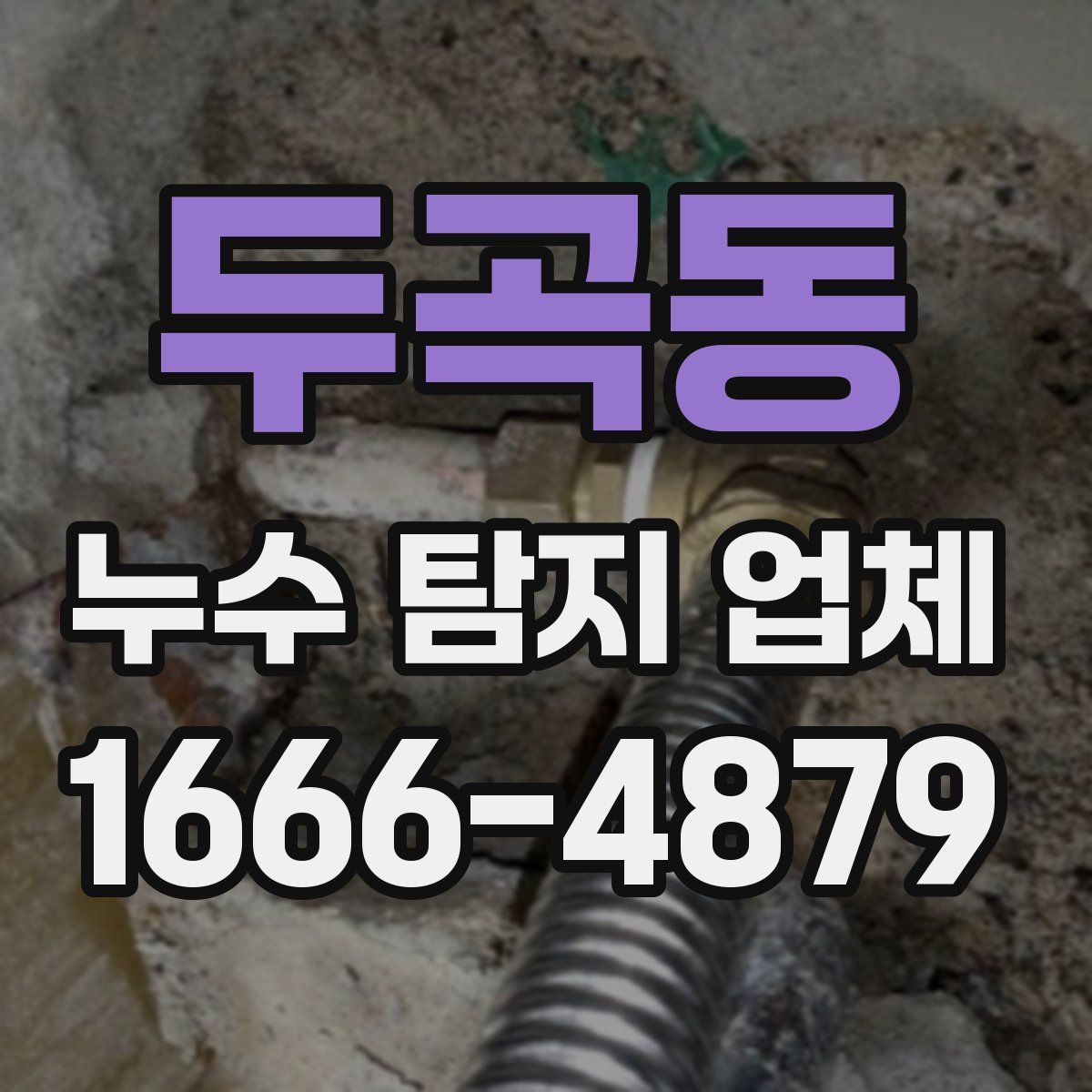 두곡동 누수 탐지 업체