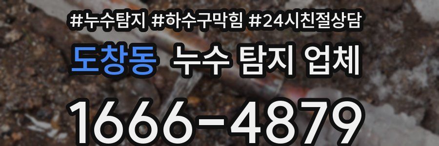 도창동 누수 탐지 업체