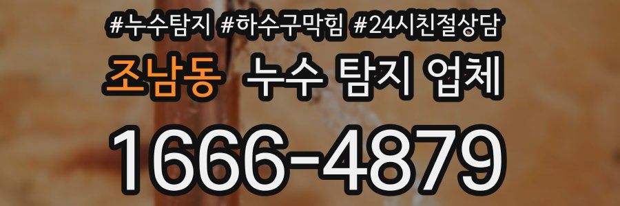 조남동 누수 탐지 업체