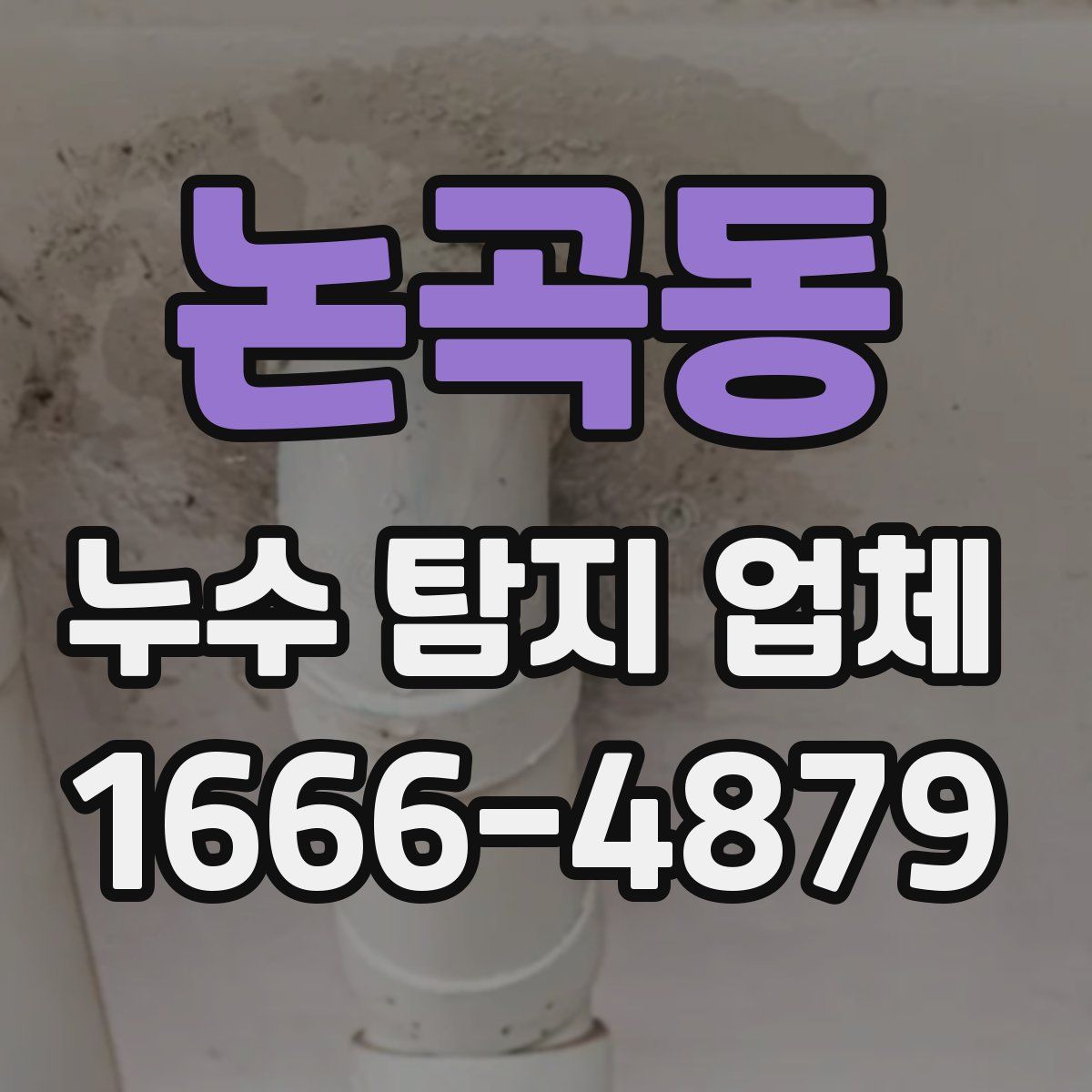 논곡동 누수 탐지 업체