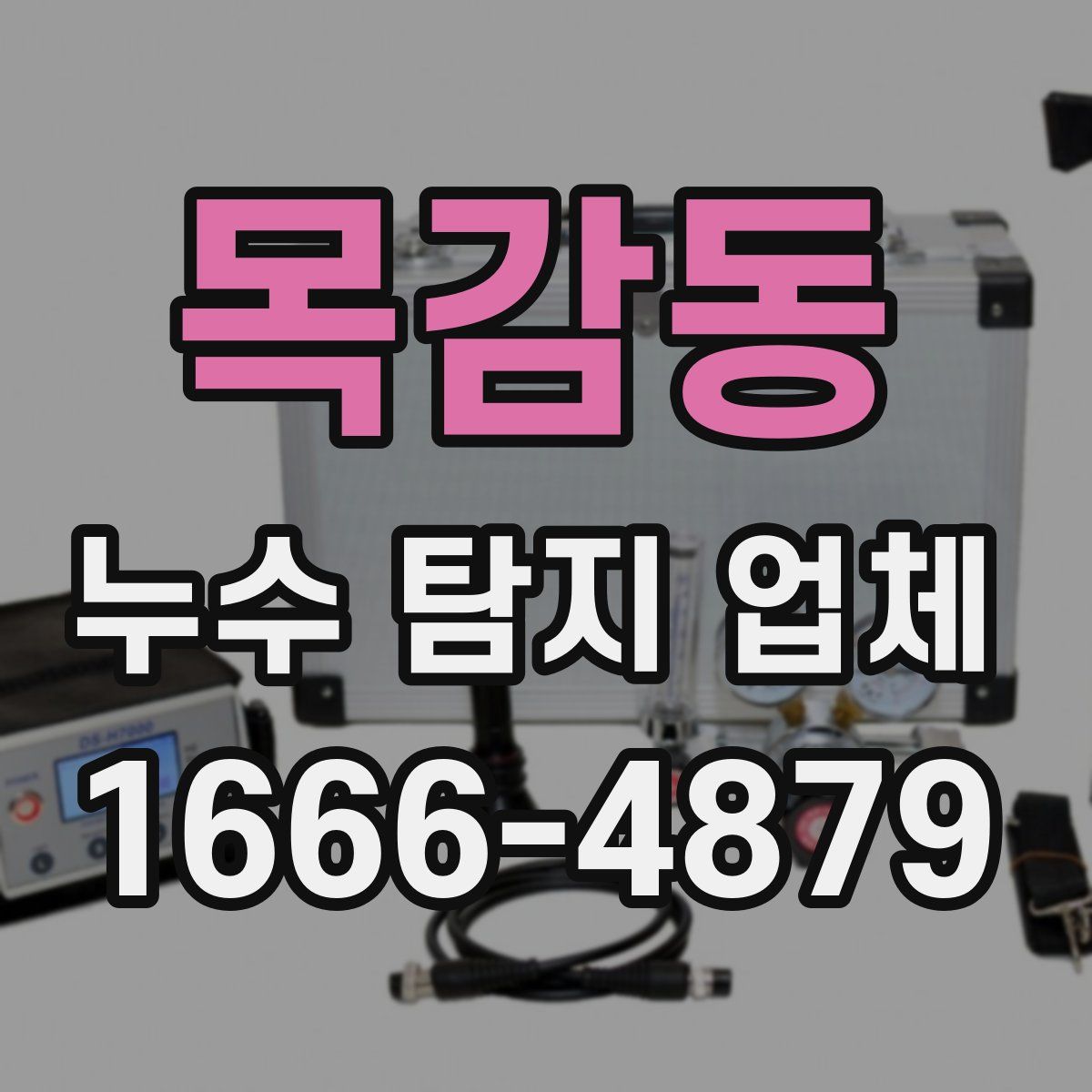 목감동 누수 탐지 업체