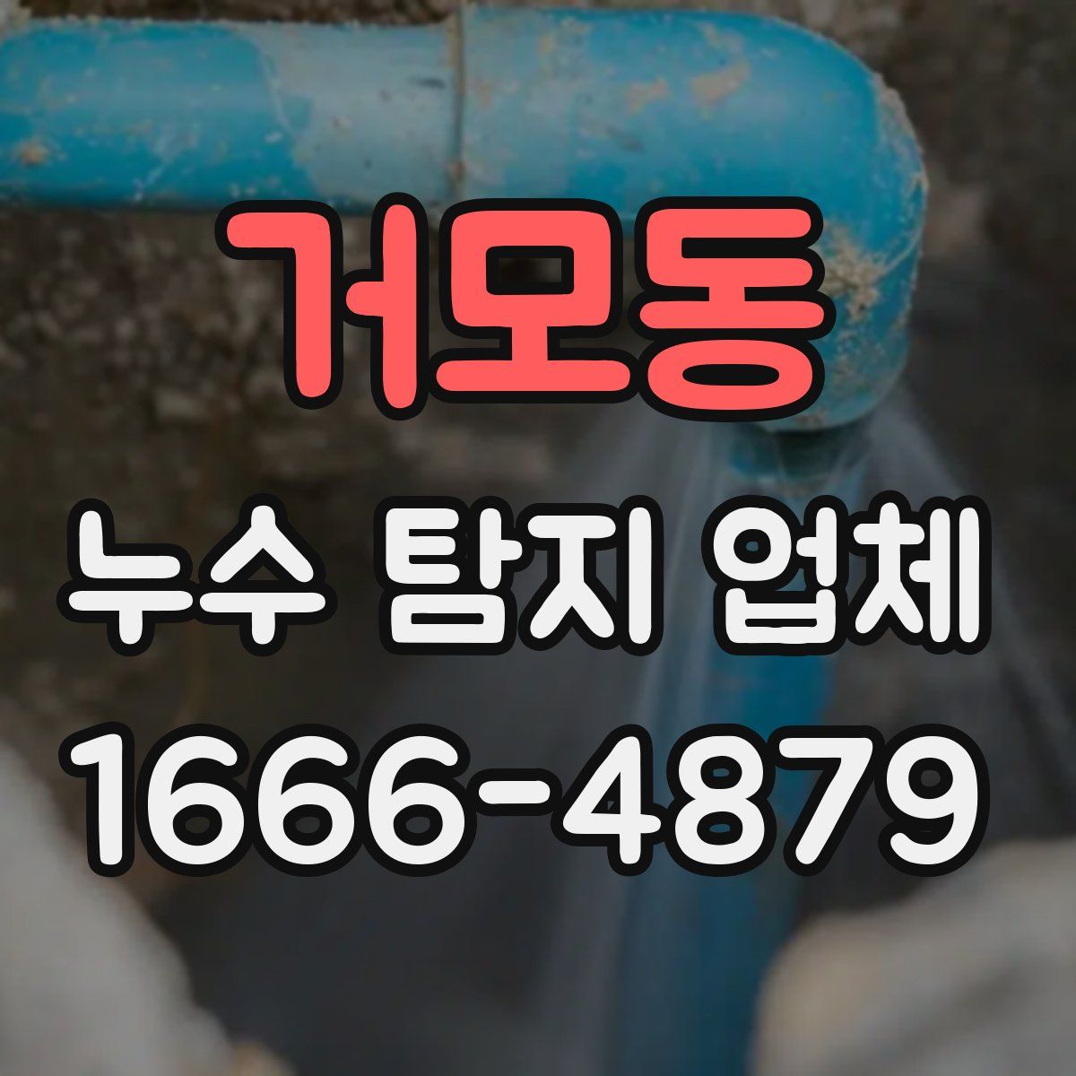 거모동 누수 탐지 업체
