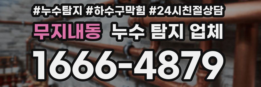 무지내동 누수 탐지 업체