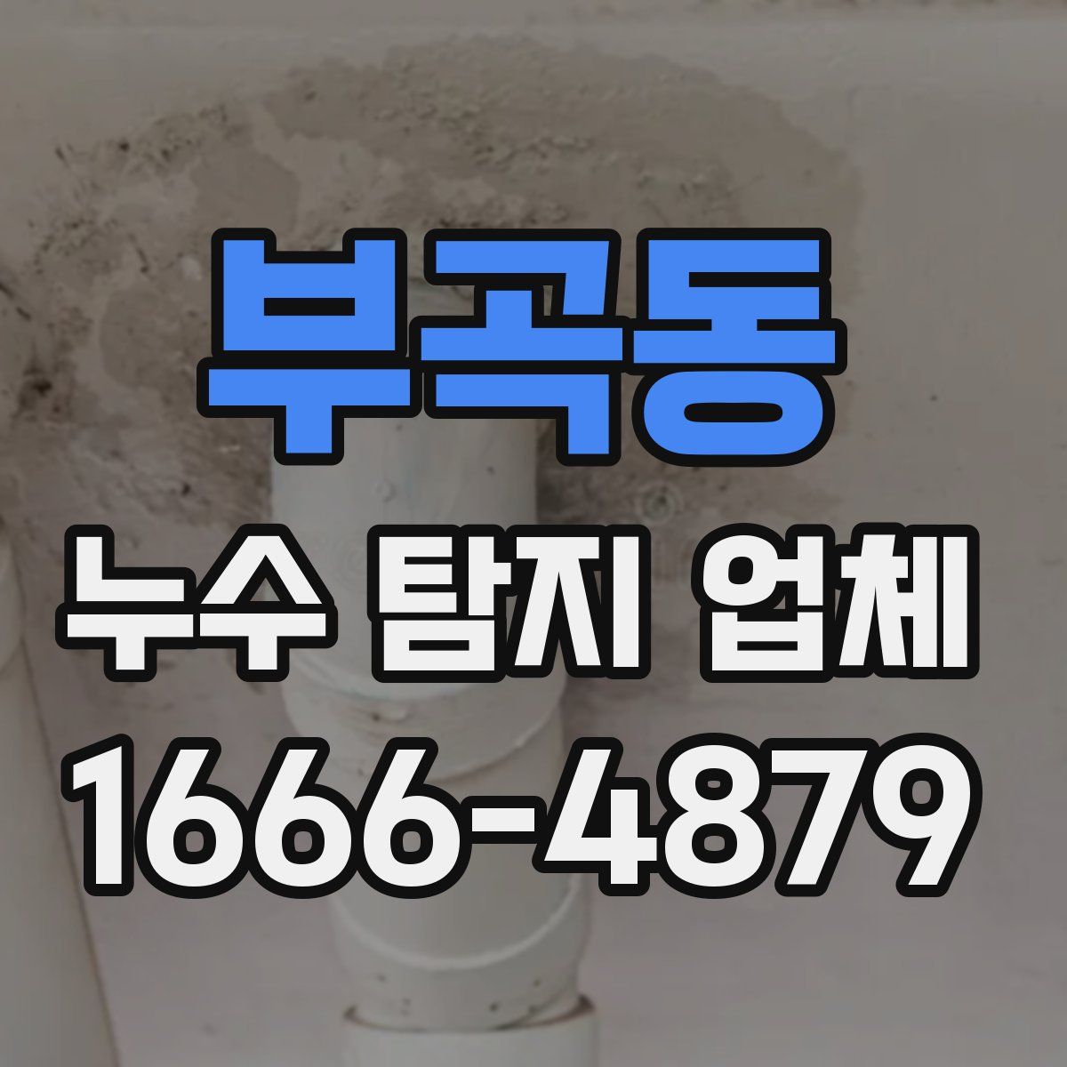 부곡동 누수 탐지 업체