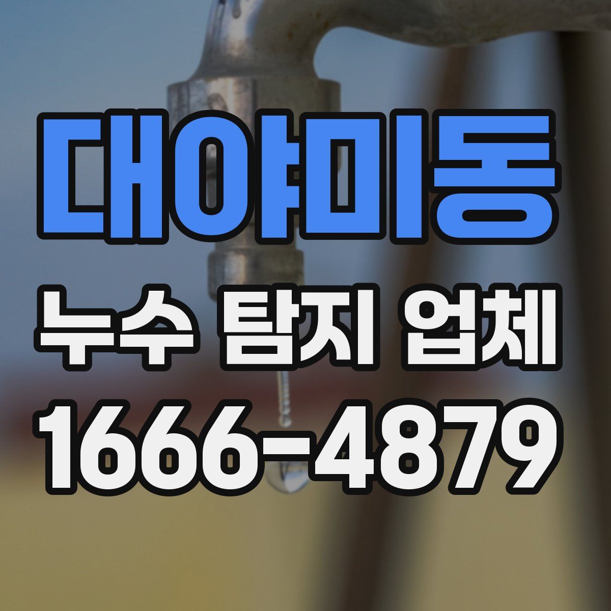 대야미동 누수 탐지 업체