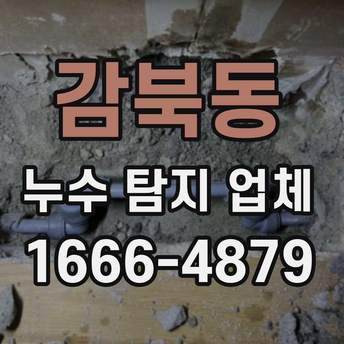 감북동 누수 탐지 업체