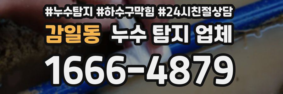 감일동 누수 탐지 업체