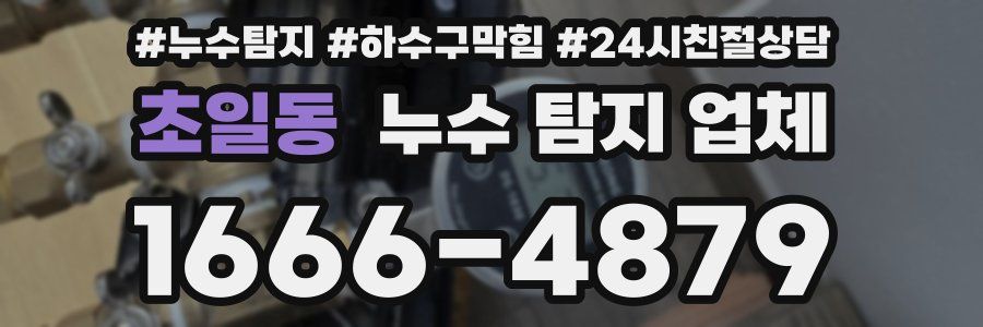 초일동 누수 탐지 업체