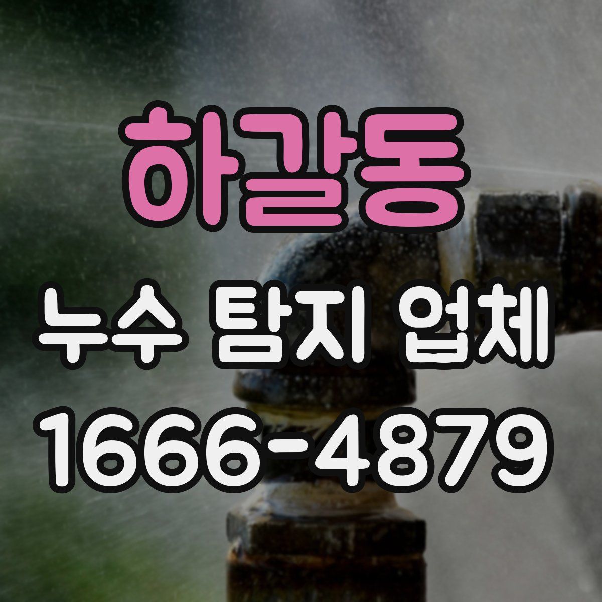 하갈동 누수 탐지 업체