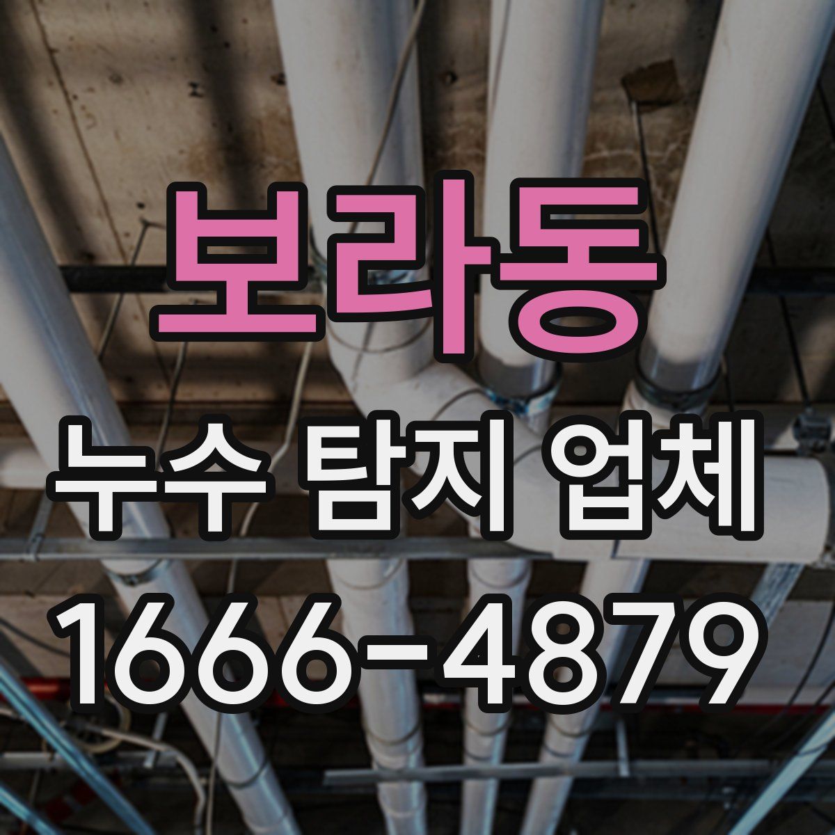 보라동 누수 탐지 업체