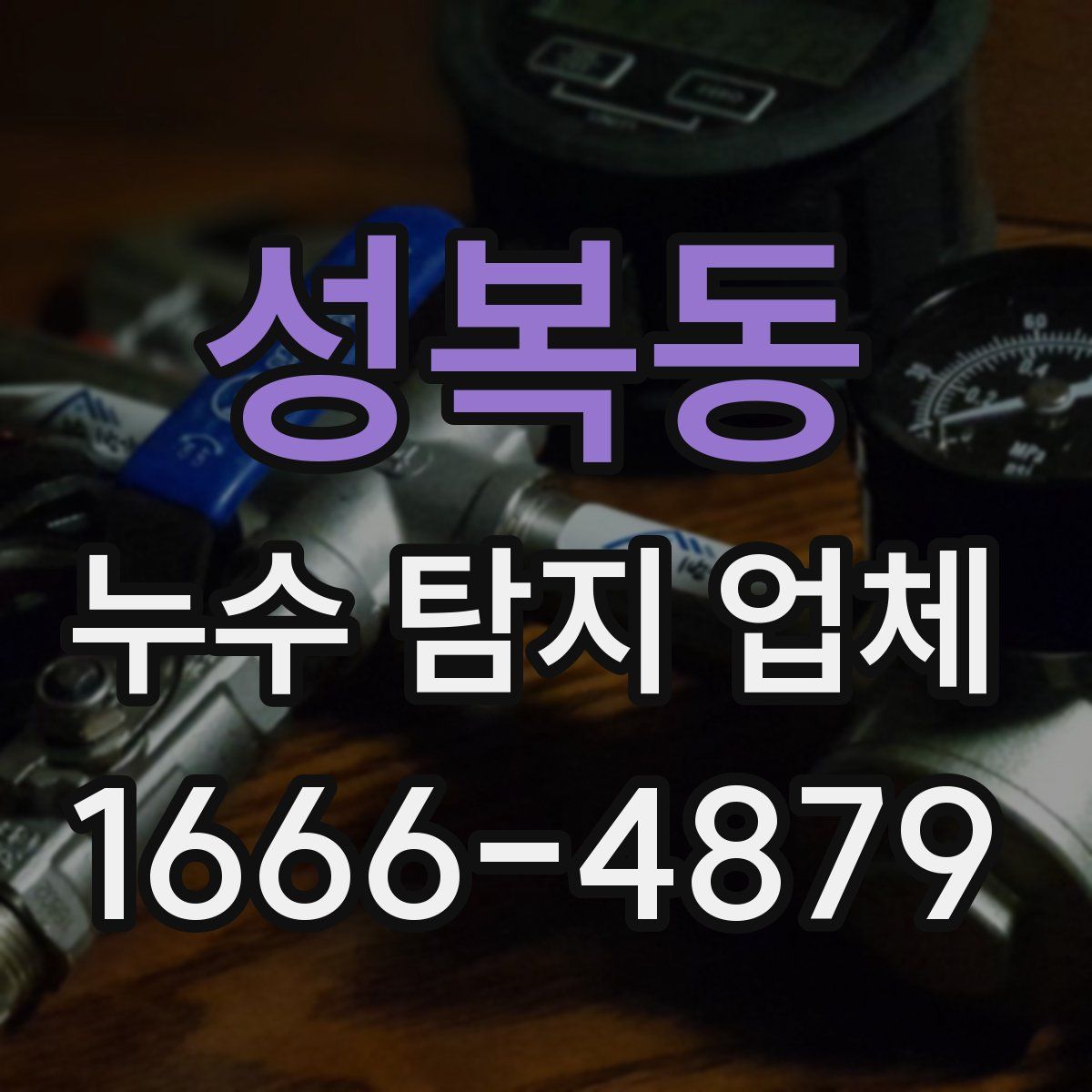 성복동 누수 탐지 업체