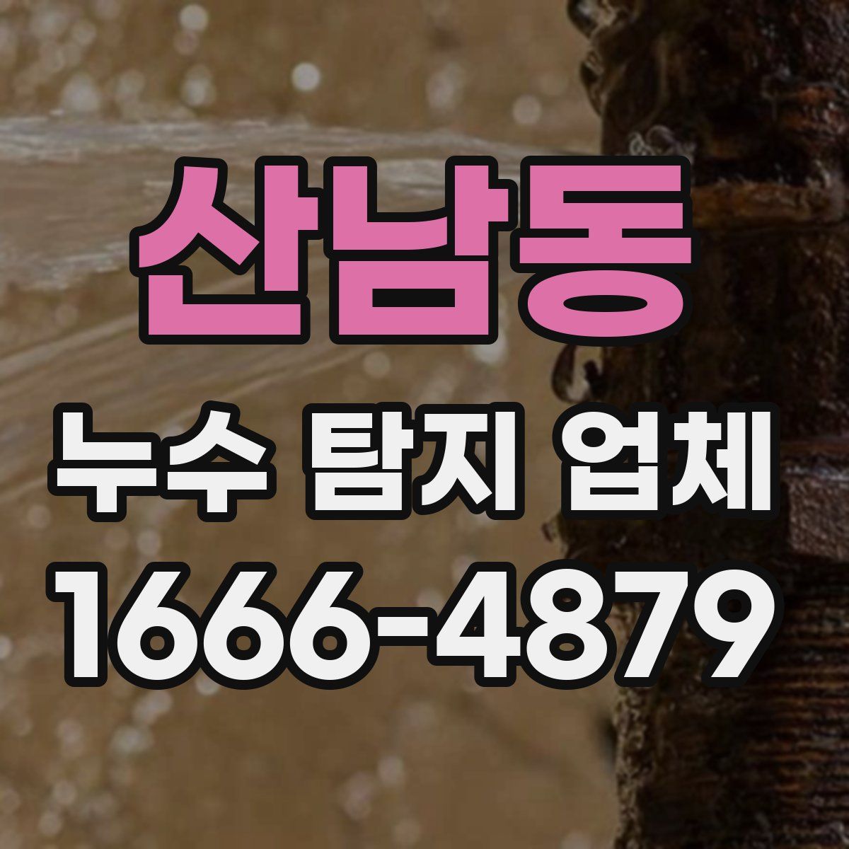 산남동 누수 탐지 업체