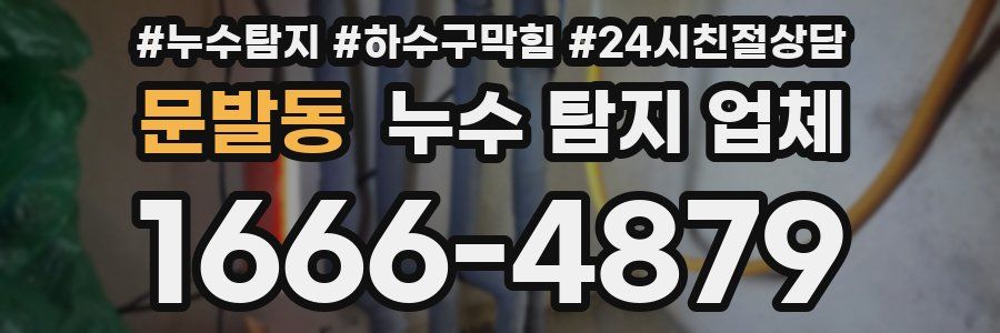 문발동 누수 탐지 업체