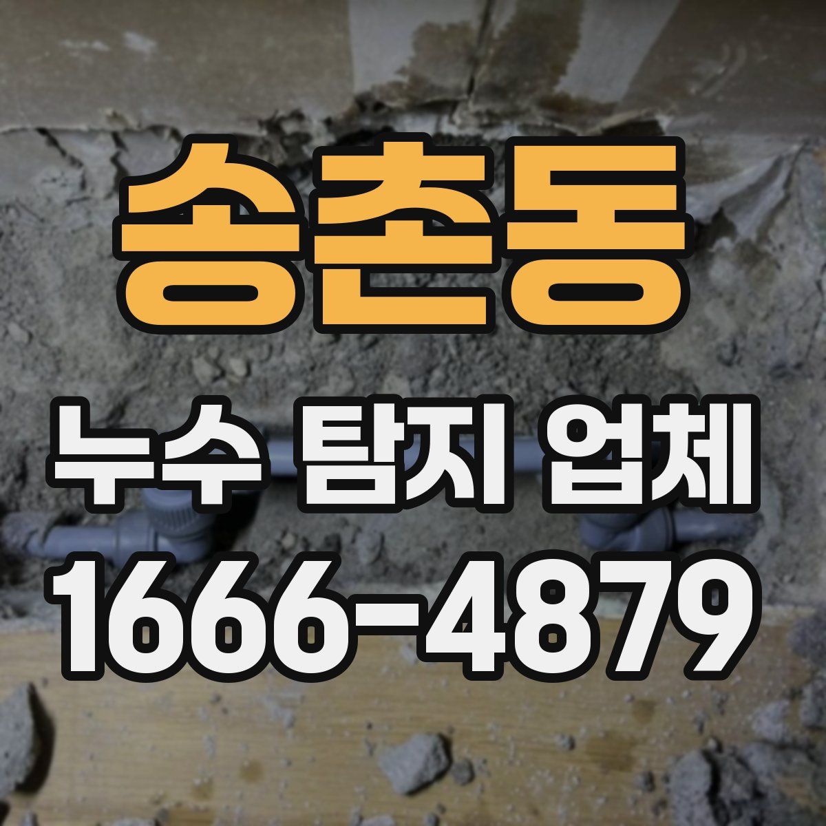 송촌동 누수 탐지 업체