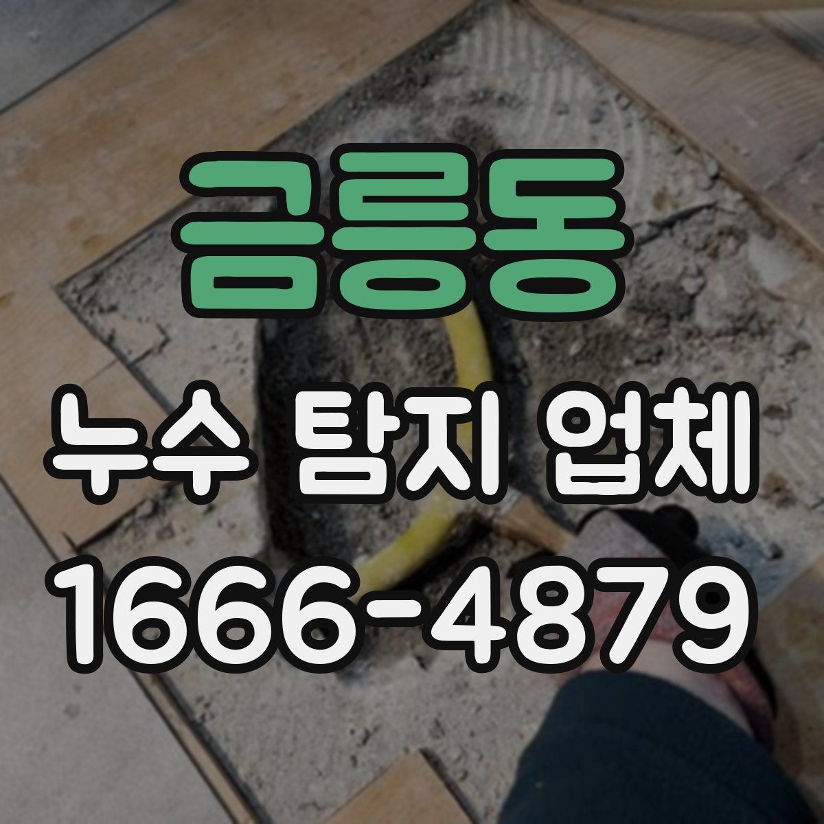 금릉동 누수 탐지 업체