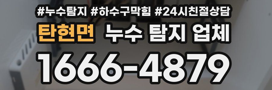 탄현면 누수 탐지 업체