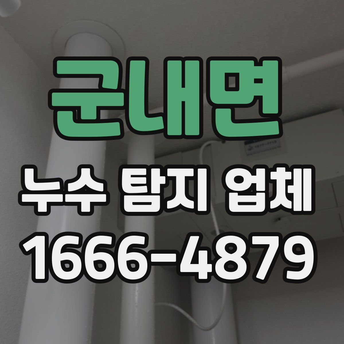 군내면 누수 탐지 업체