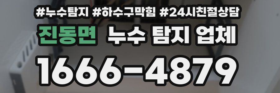진동면 누수 탐지 업체