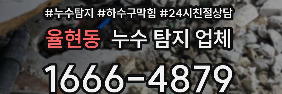 율현동 누수 탐지 업체