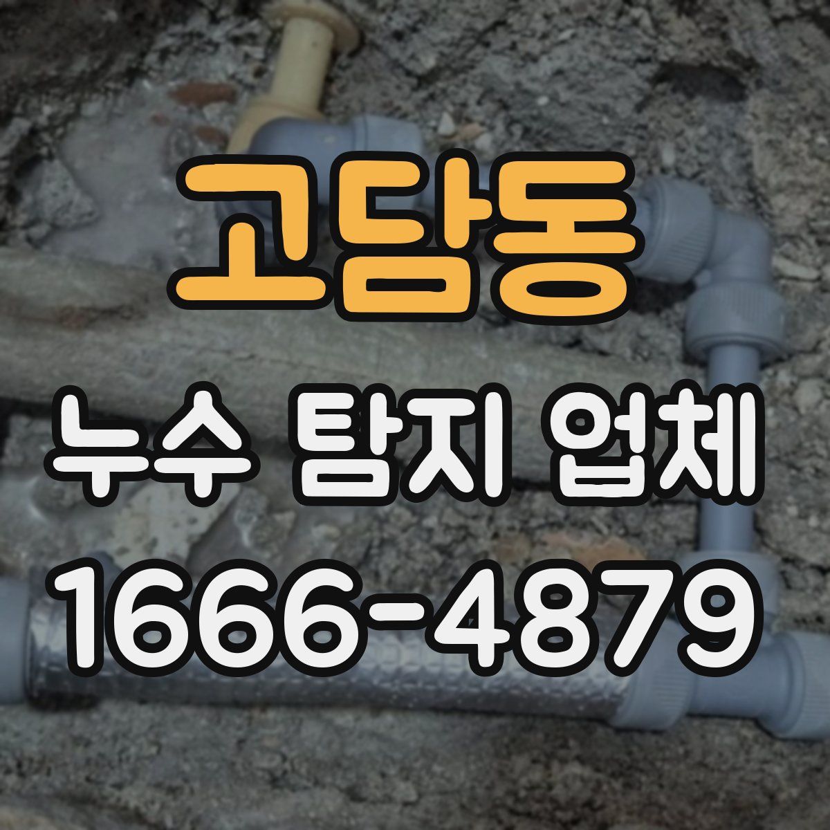 고담동 누수 탐지 업체