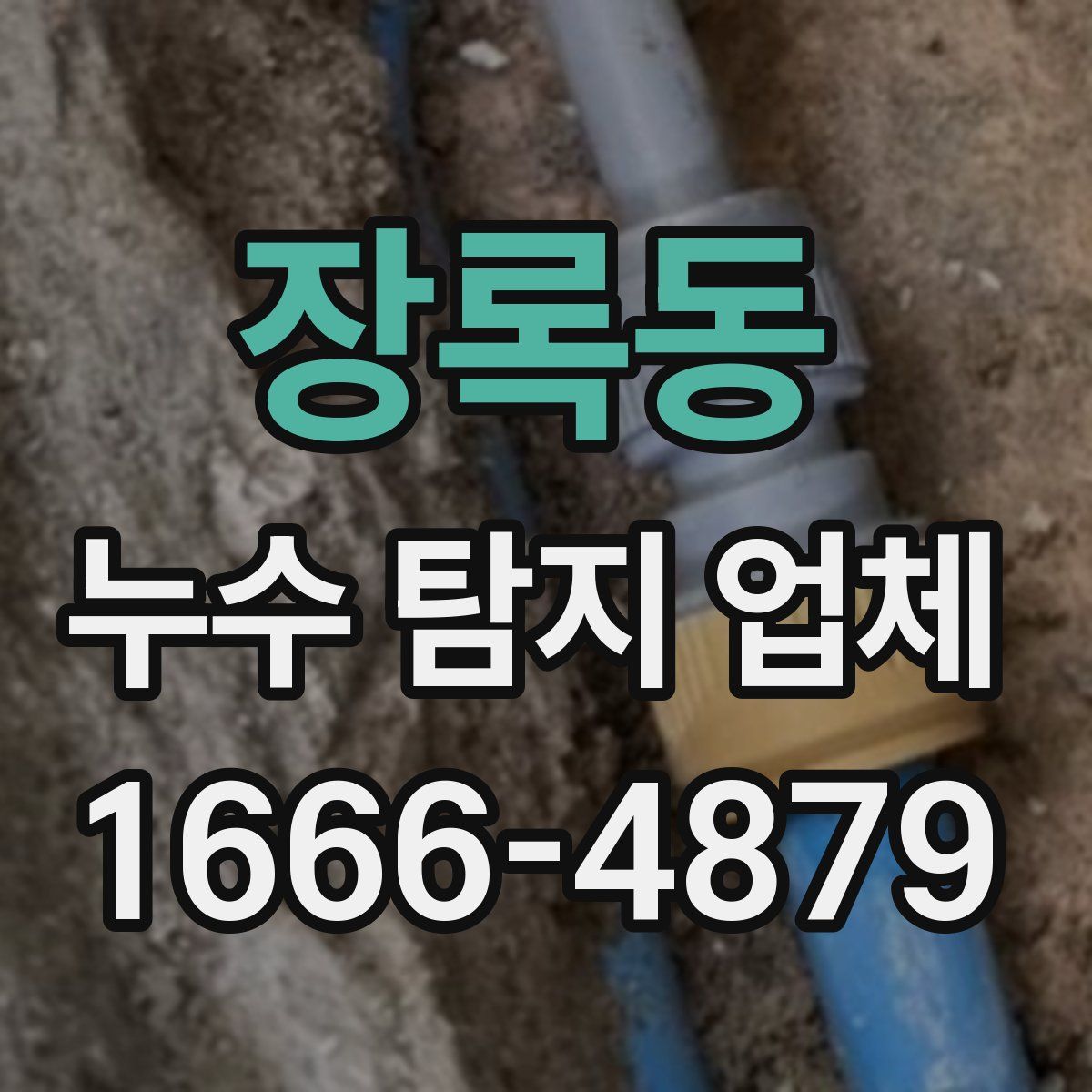 장록동 누수 탐지 업체