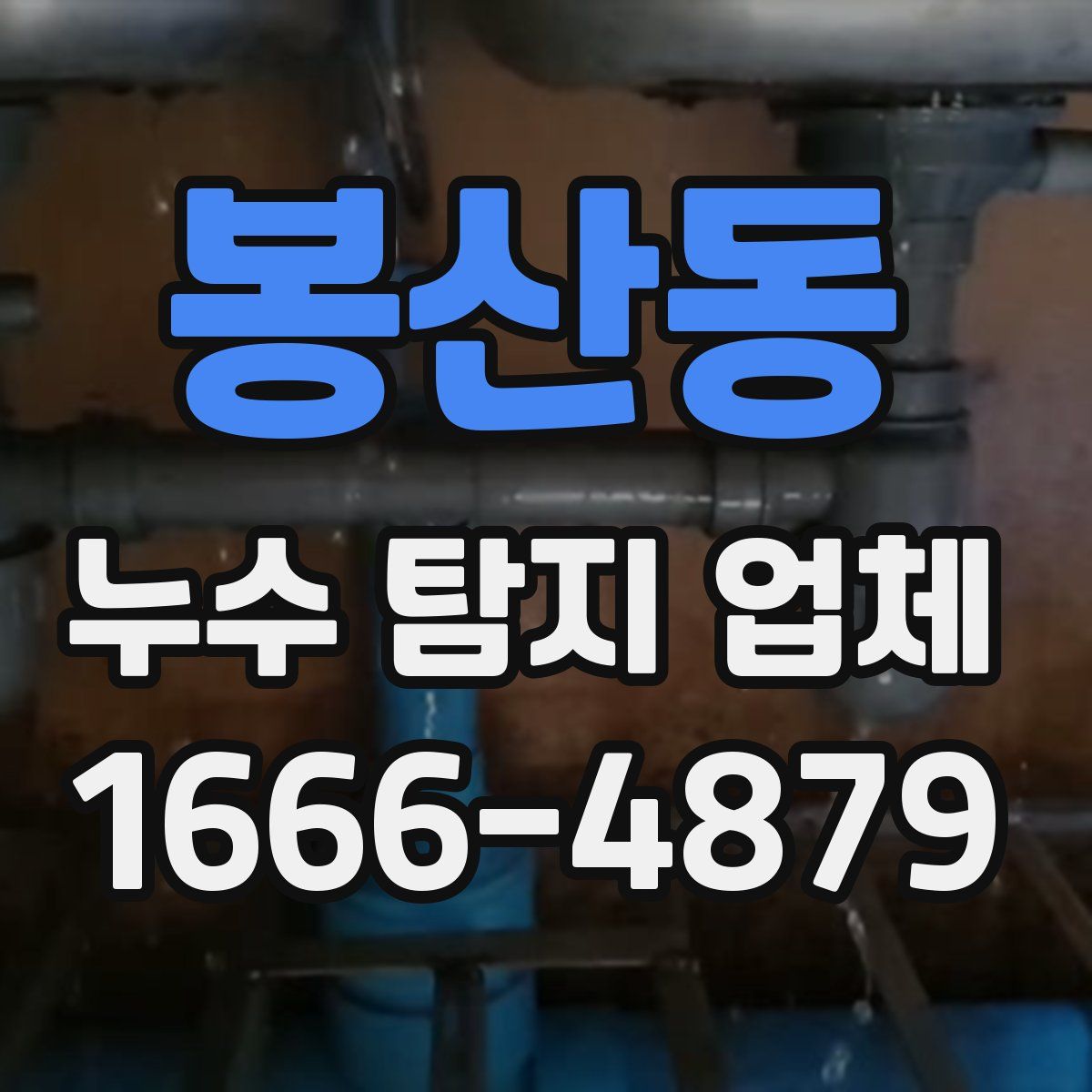 봉산동 누수 탐지 업체