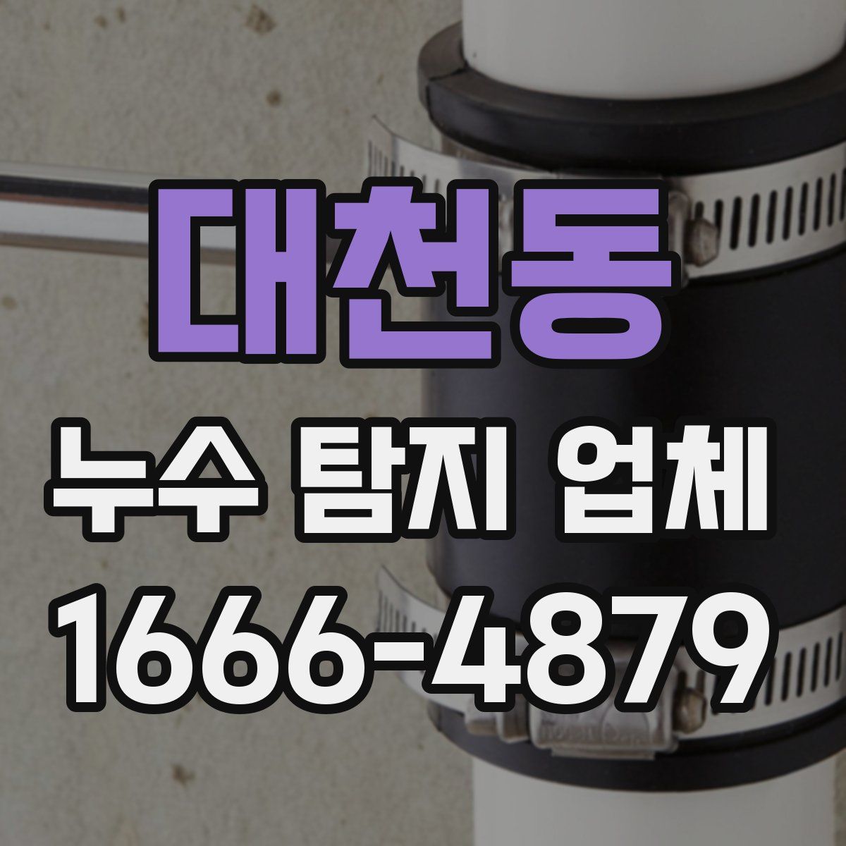 대천동 누수 탐지 업체