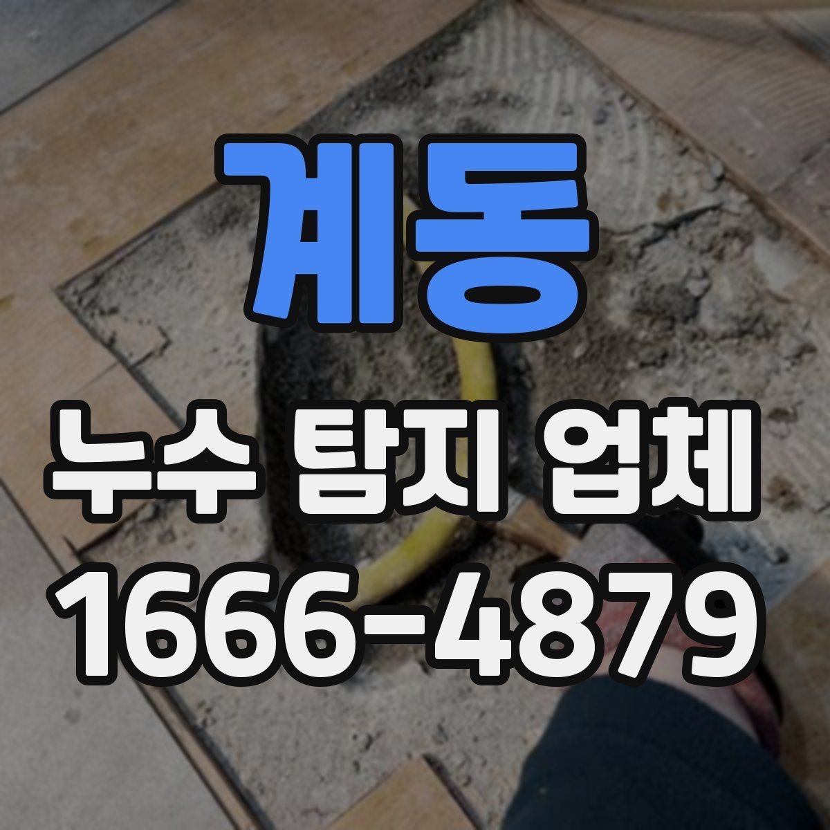 계동 누수 탐지 업체