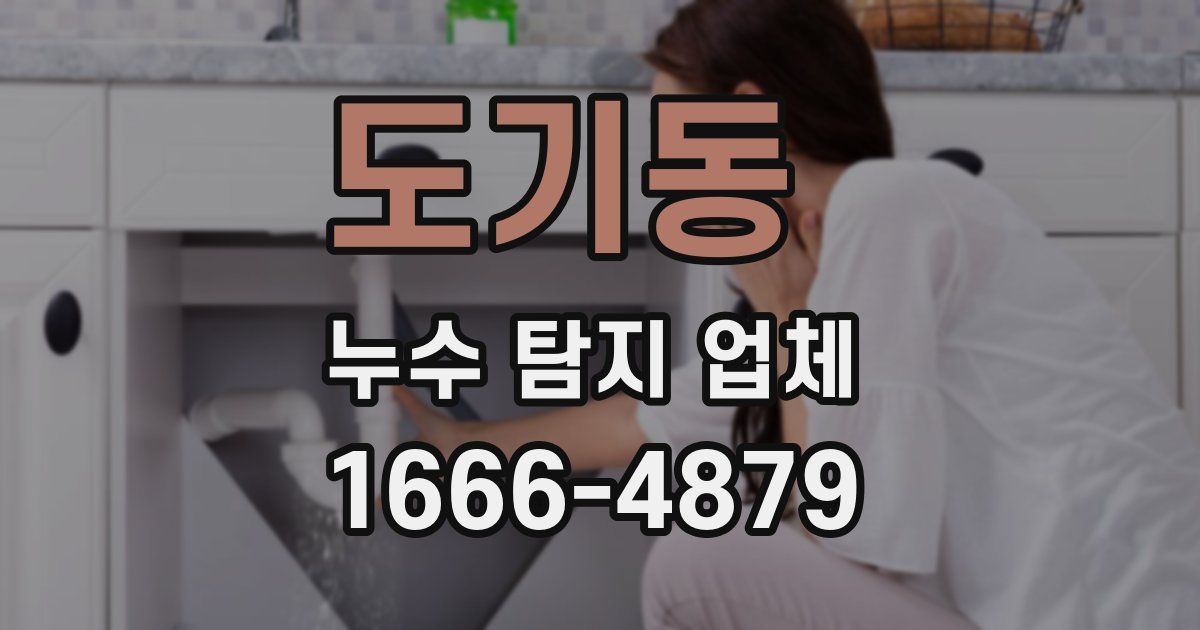 도기동 누수 탐지 업체