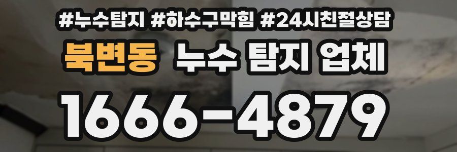 북변동 누수 탐지 업체