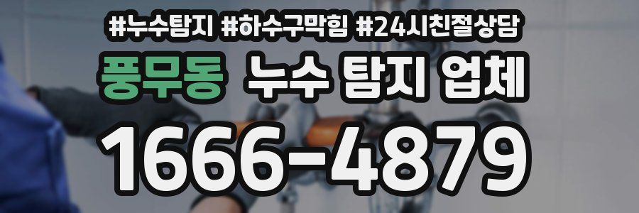 풍무동 누수 탐지 업체
