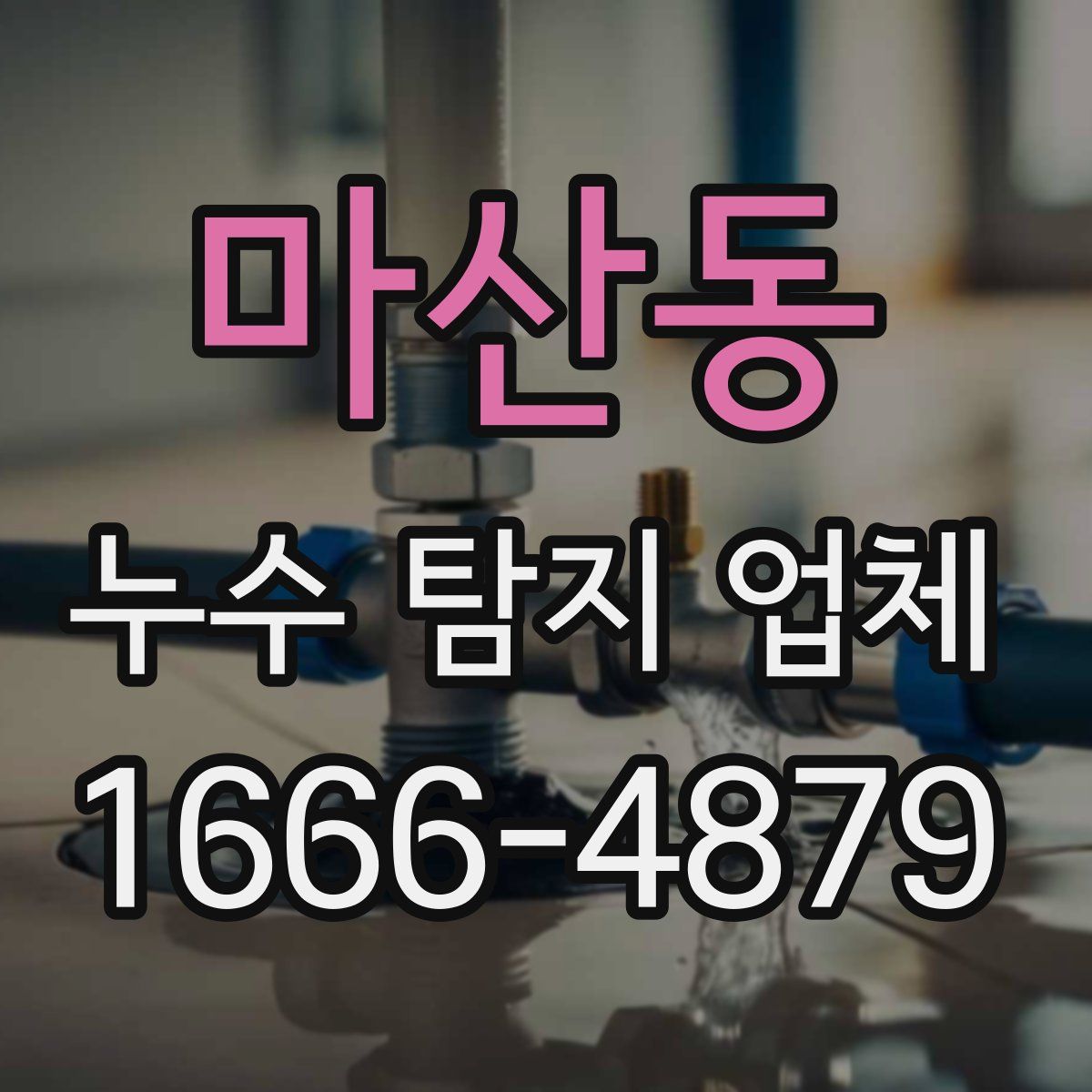 마산동 누수 탐지 업체