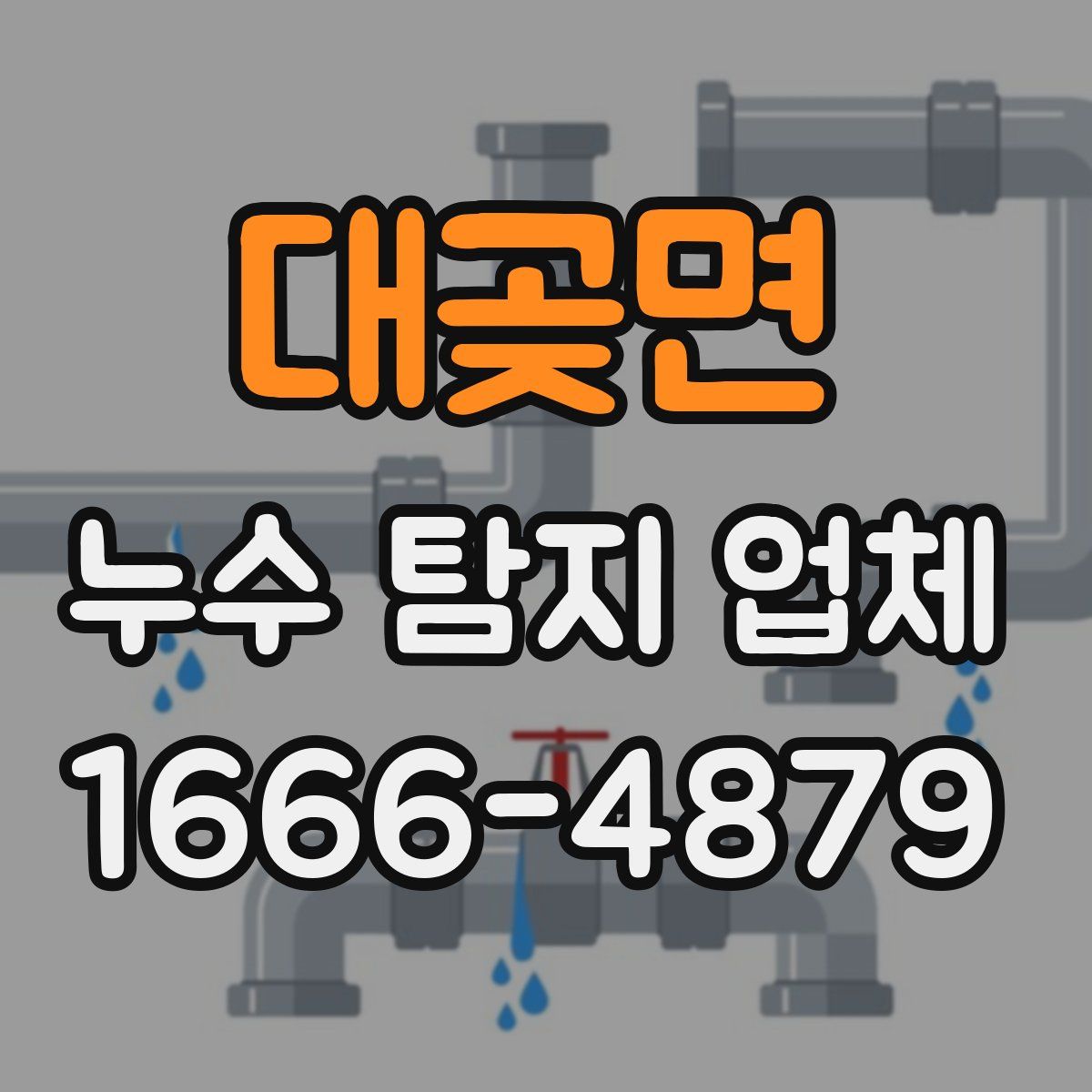 대곶면 누수 탐지 업체